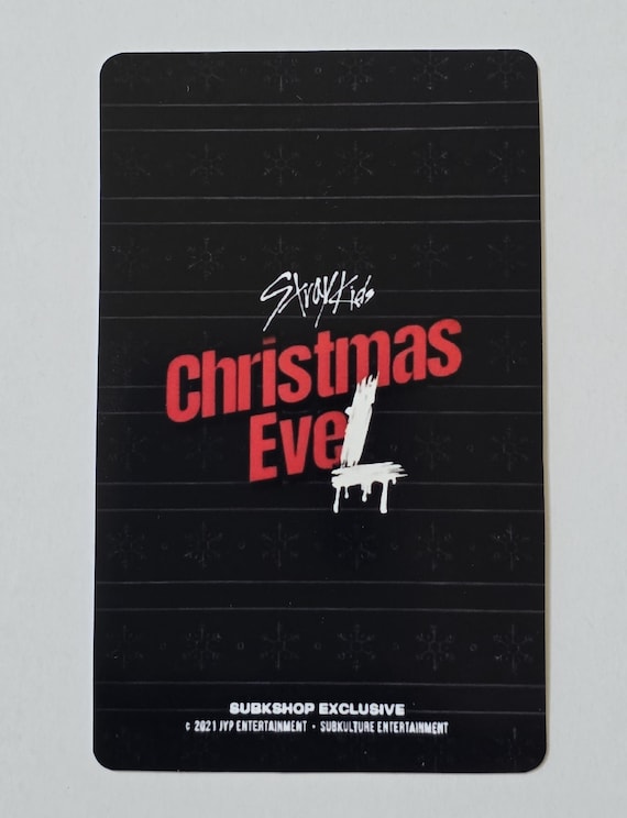 Stray Kids : Seungmin SUBK Christmas Evel Photocards - Etsy