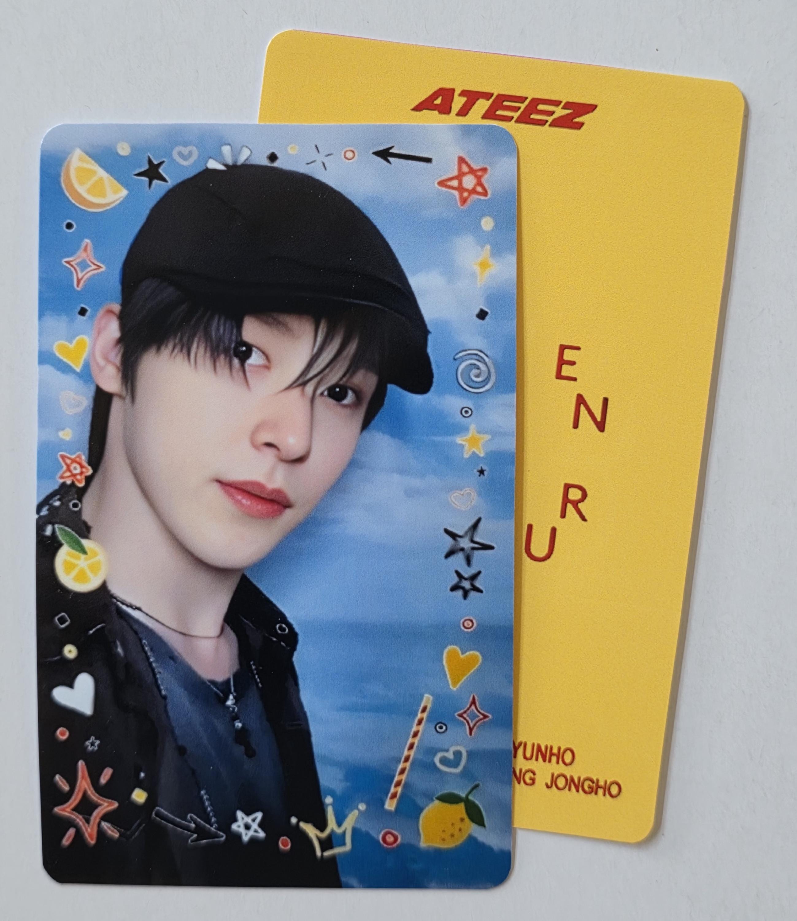 ATEEZ Golden Hour 3:lemon Drop Broadcast Photocards - Etsy