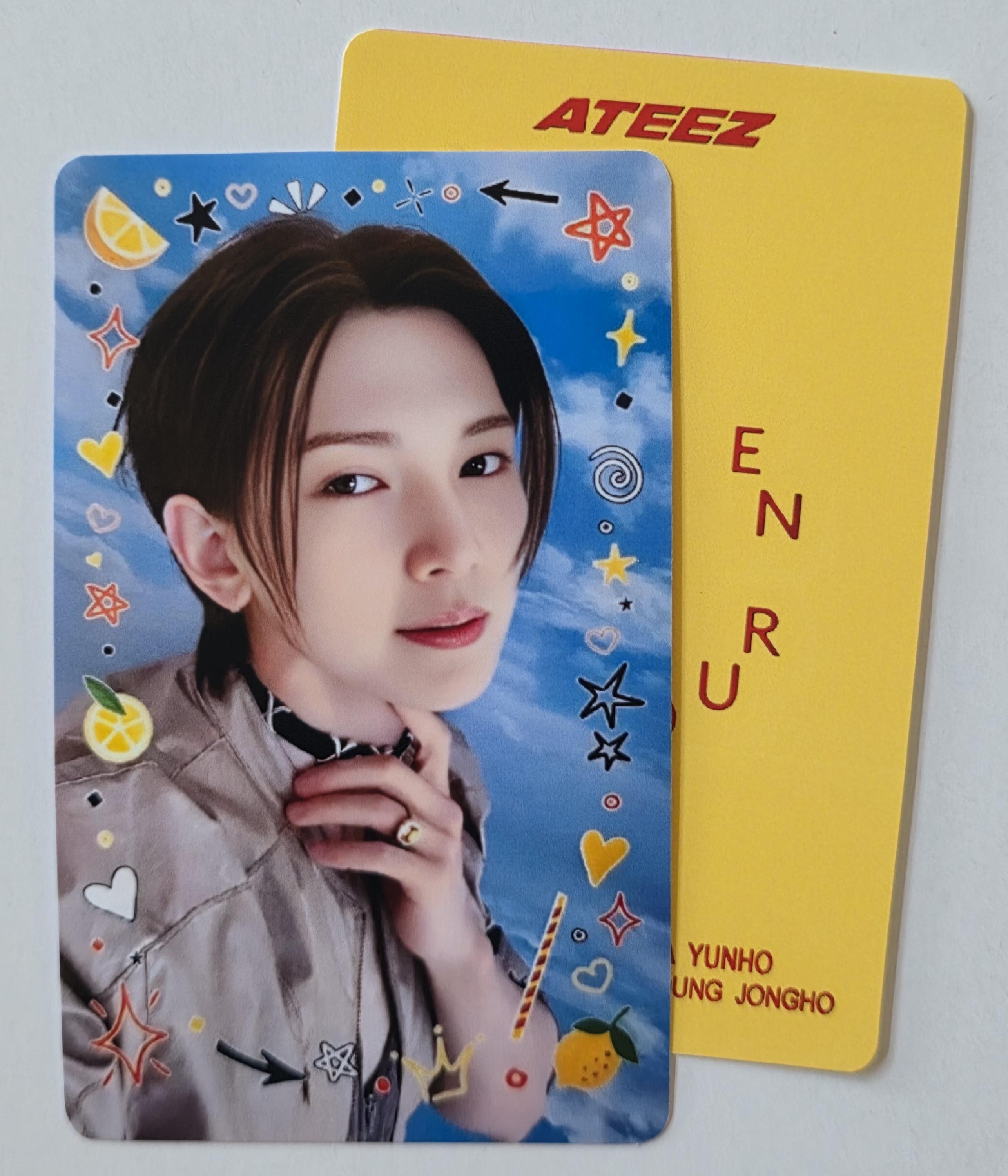 ATEEZ Golden Hour 3:lemon Drop Broadcast Photocards - Etsy