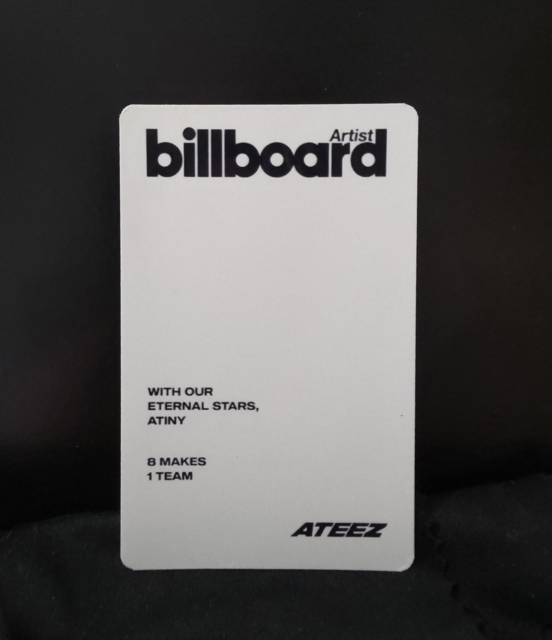 Ateez : Billboard POB Yunho Photocards - Etsy