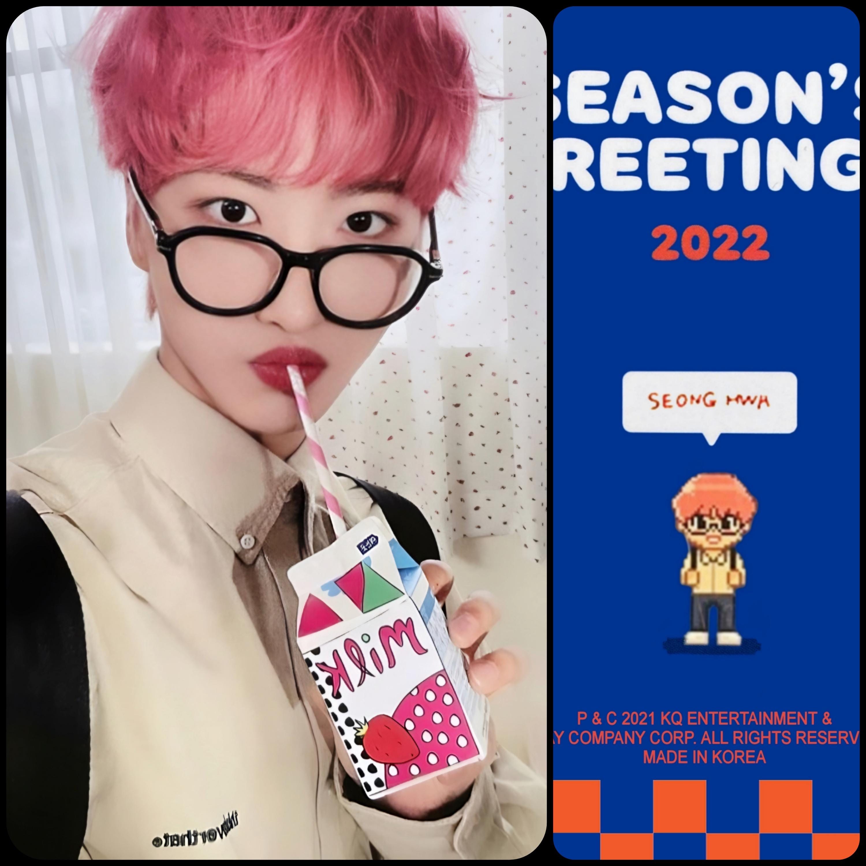 ATEEZ Seonghwa Seasons Greeting 2022 DVD Photocards - Etsy