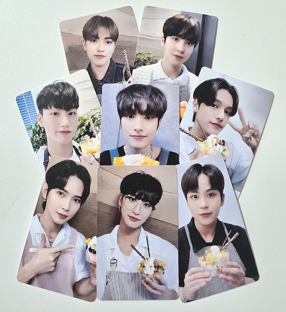 ATEEZ Movement Fan Sign Makestar Cafe Staff Photocards - Etsy