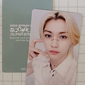 Cartes photo avec tirage au sort Stray Kids Social Path Tower Records