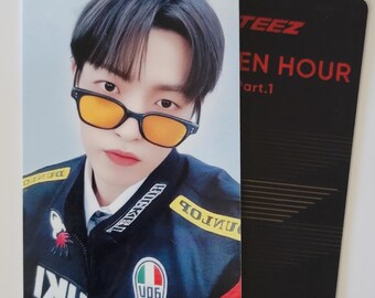 ATEEZ　公式　トレカ みかん　メクス makestar ラキドロ　アチズ MAKESTAR 1.0* ATEEZ 12TH MINI ALBUM [GOLDEN HOUR : Part.3