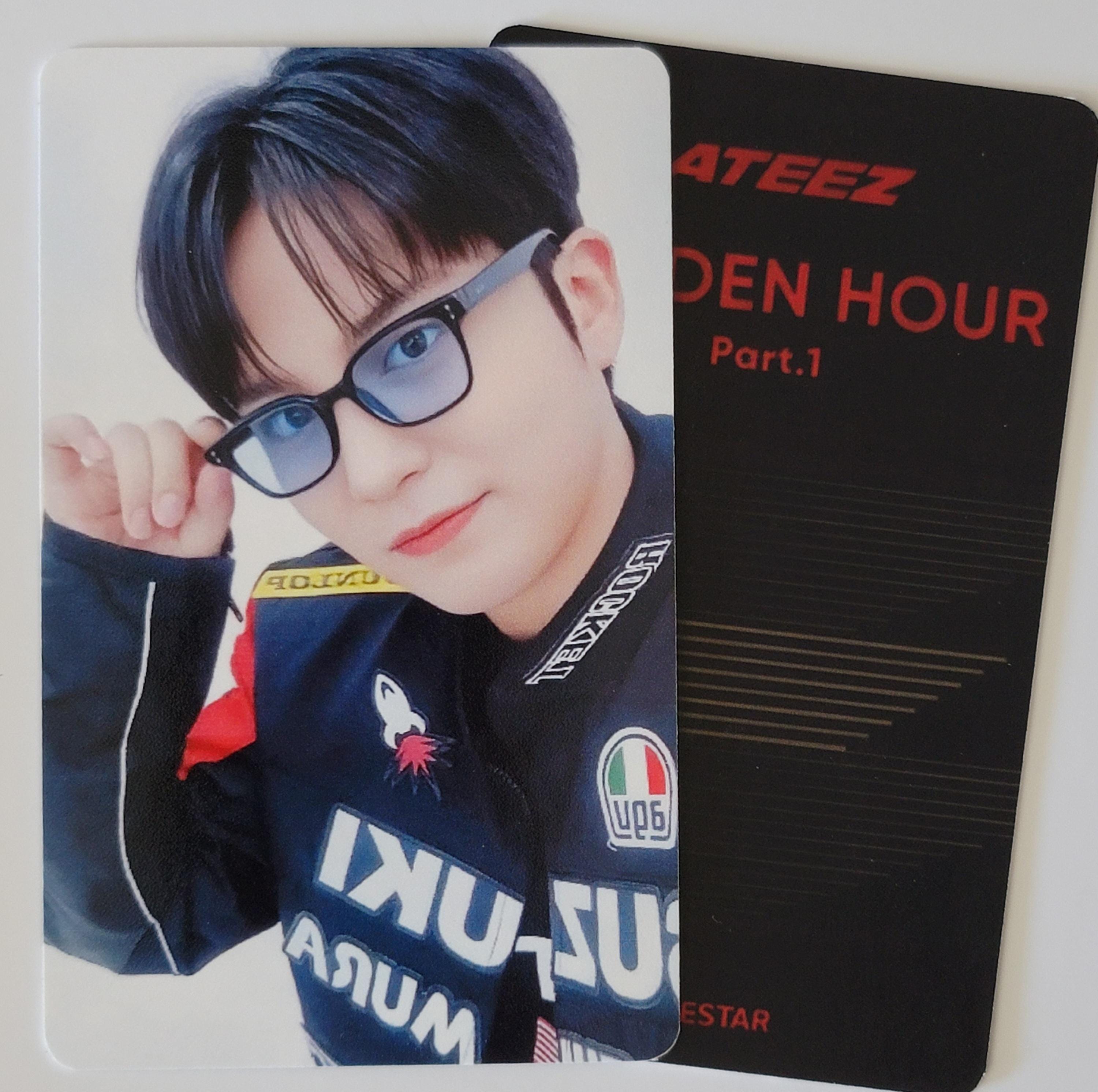 ATEEZ Golden Hour 1 Makestar Lucky Draw Photocards - Etsy