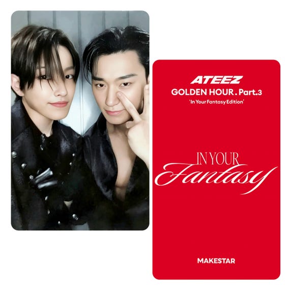 Ateez Golden Hour 3 : in Your Fantasy Makestar Unit Photocards