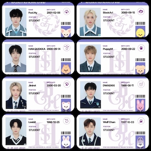 Magic School 4e fanmeeting ID-kaarten fotokaarten
