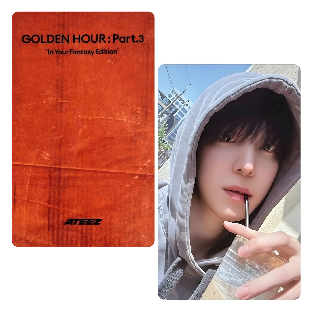 Ateez : Golden Hour 3 in Your Fantasy LTD Coffee Yunho Photocards