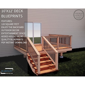 Deck Plans 10x12 for DIY Construction and Permit