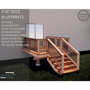 Deck Plans 8x8 for DIY Construction and Permit