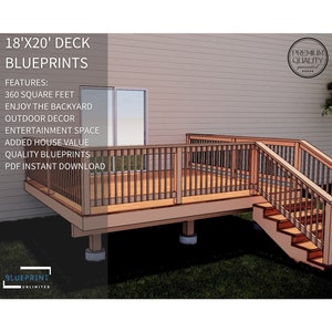 Deck Plans 18x20 for DIY Construction and Permit