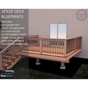 Deck Plans 18x18 for DIY Construction and Permit