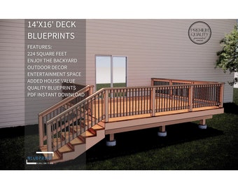 Deck Plans 14x16 for DIY Construction and Permit