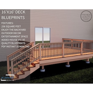 Deck Plans 16x16 for DIY Construction and Permit
