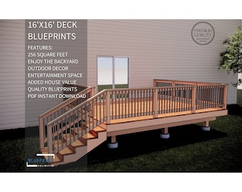 Deck Plans 16x16 for DIY Construction and Permit