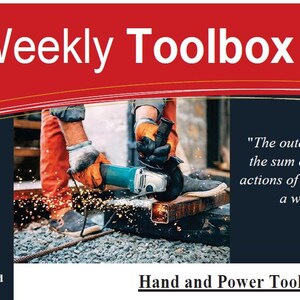 5 incontri settimanali di Toolbox - Riunioni di Tailboard - Incontri settimanali sulla sicurezza - Sicurezza in cantiere