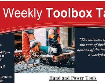 5 Weekly Construction Safety Toolbox Talks (Digital Download)