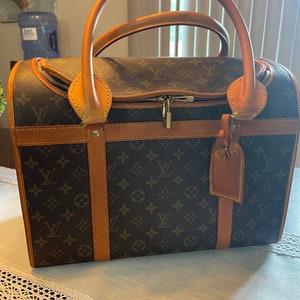 Louis Vuitton, Dog, Vintage Louis Vuitton Monogram Sac Chien Pet Carrier  Made In France Gently Used