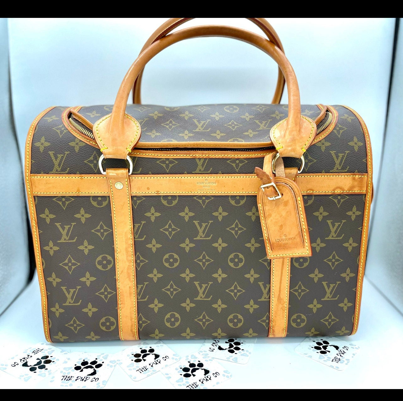 Louis Vuitton - Louis Vuitton Sac de Chien 45 Monogram Dog Carry Case