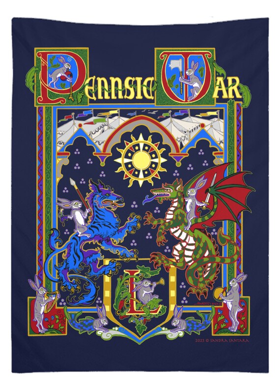 Pennsic War 50 Wall Hanging Tapestry