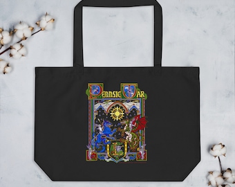 Pennsic War 50 Commemorative SCA large organic tote bag