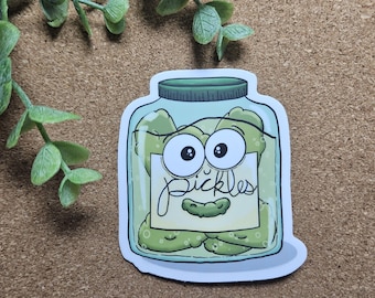 Pickles - Funny Waterproof Sticker