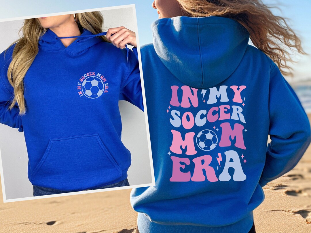 In My Soccer Mom Era Hoodie, Soccer Mom Era Hoodie, Sports Mom Gifts