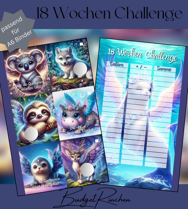 18 Wochenchallenge foliert zum einheften Bild 2