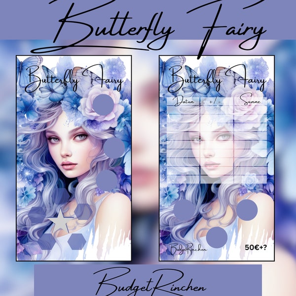 Butterfly Fairy Rubbel und Würfelchallenge