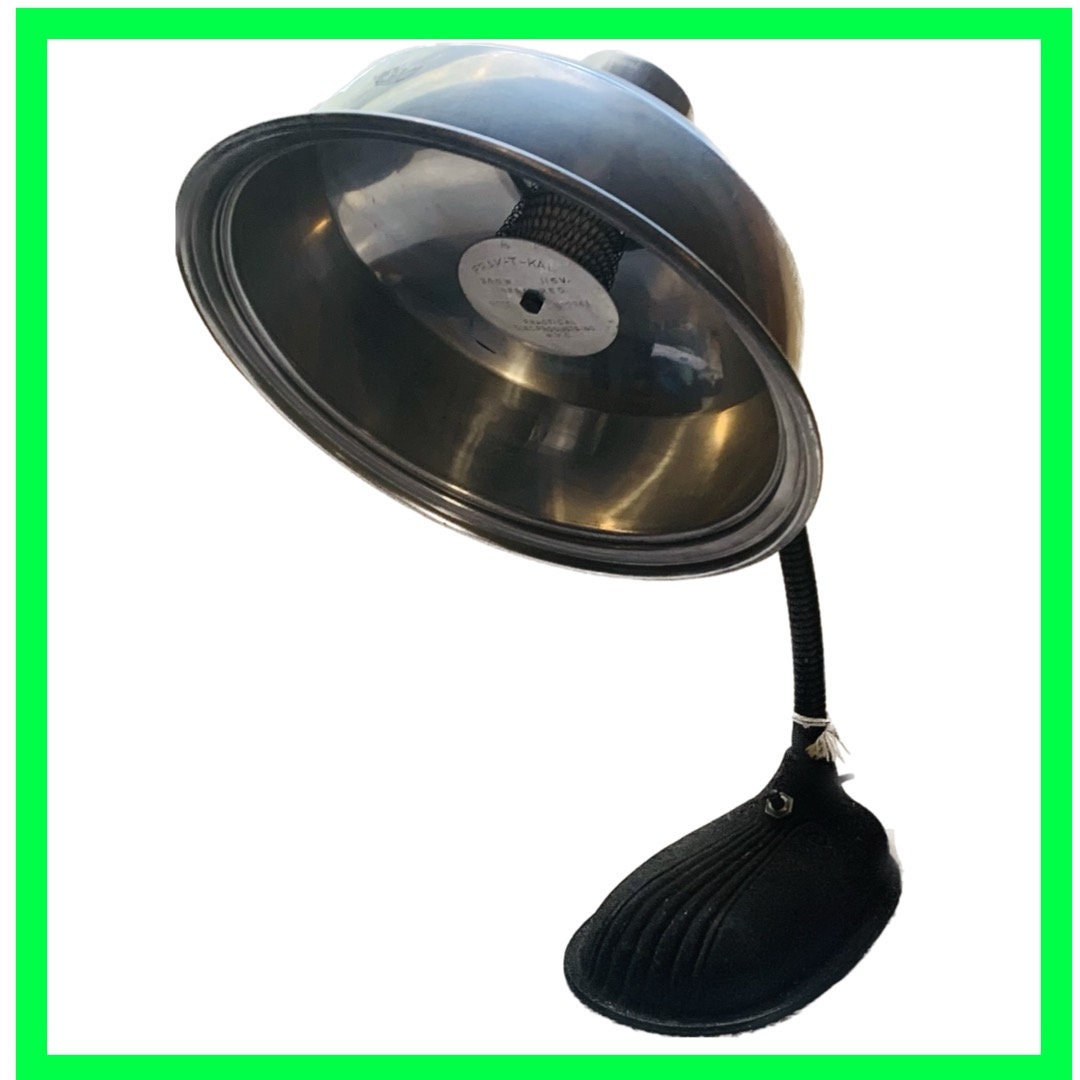 1940s Antique Heat Lamp Light by Praktkal Early Midcentury Etsy