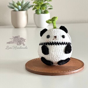 Crochet Panda keychain, cute, accessories, knitted, handmade, charm ,gift Idea, gift for women, men, her, him, car key, decoration Amigurumi