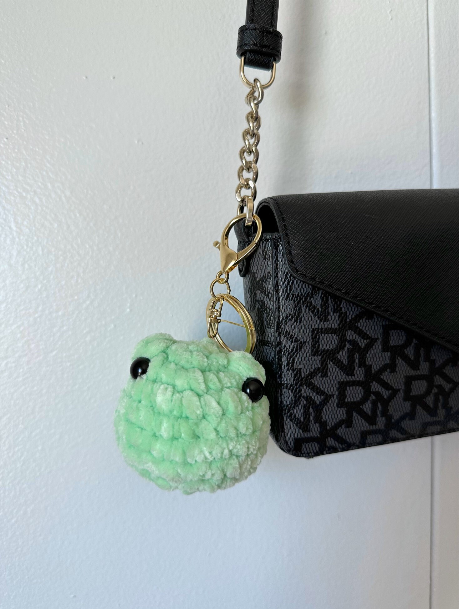 Frog Ball Chain Crochet Frog Stress Ball Cute Accessories Knitted Handmade - Etsy