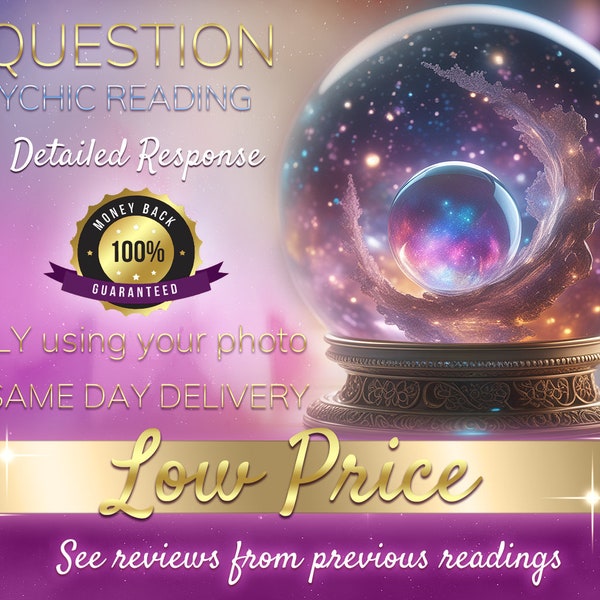Ask 1 Question Reading,Fast Reply Question Reading - SAME DAY Psychic Reading - One Question Reading,psychic medium,clairvoyant,clairaudient