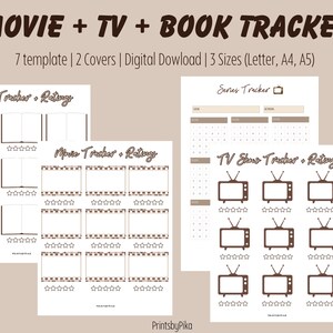 Movie + TV + Book Tracker