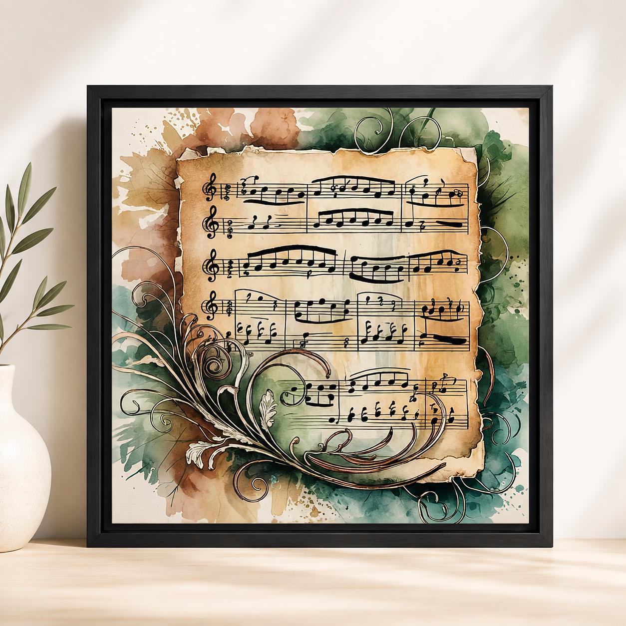 Vintage Framed Composer - Etsy