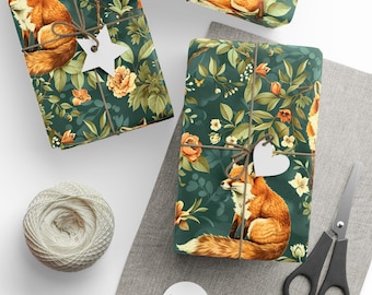 Woodland Fox Wrapping Paper | Craft Paper