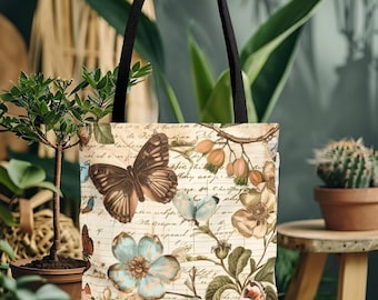 Schmetterling Garten Tragetasche | 3 Taschengrößen