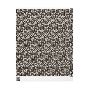 Papel de regalo floral, elegante para ocasiones especiales, papel de bellas artes de 90 g/m² imagen 10