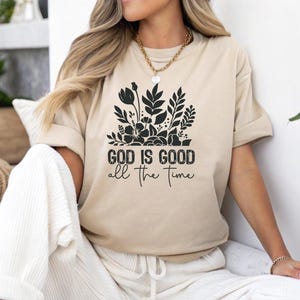 God is Good Women&#39;s Tee, Inspirational T-Shirt, Faith-Based Apparel, Gifts for Christian Friends, Everyday Comfort Wear, Casual Outfit