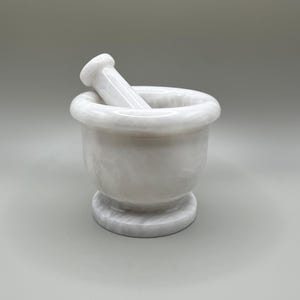 Mortar & Pestle 4inch, Marble Mortar Pestle, Kitchen Decor, Cute Kitchen Decor, Gift for Mom, Grinding Tools, Herb Grinder, Stone Decor