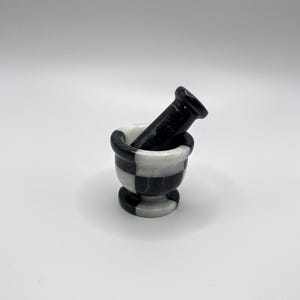 Mörser & Stößel, Marmor Mörser Stößel, Küchendekor, Niedliches Küchendekor, Geschenk für Mama, Schleifwerkzeuge, Kräuterschleifwerkzeug, Steindekor