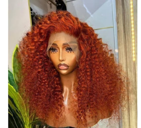 Human Hair 200 Density 13x4transparent Swiss Lace Frontal Wig Deep Wave Glue Less Custom Made Etsy