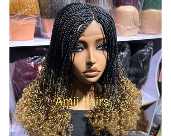 Senegalese Twist Braid Wig: Full Lace, Cornrows Wig