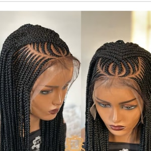 Cornrow braids wig, braided wig, wig for black women, free shipping