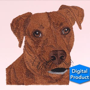 Rhodesian Ridgeback hund - Djur- och husdjursbroderi - Maskinbroderi - Digitala mönster - Direkt nedladdning