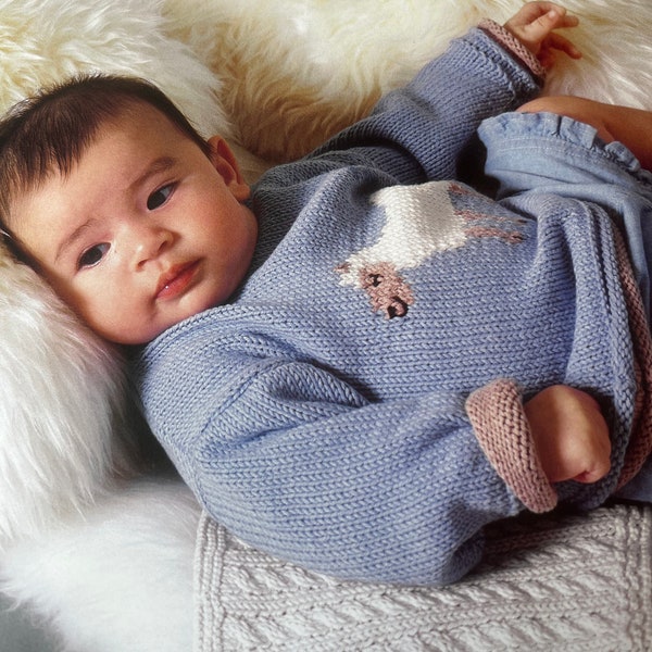 baby knitting pattern - Vintage cardigan