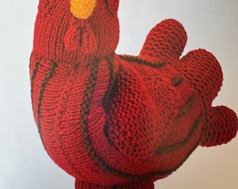 knitted toys/animals/charactors - Little red hen