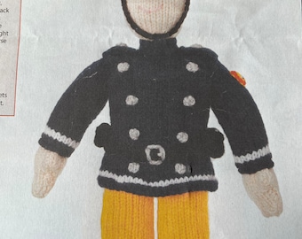 knitted toys/animals/charactors - fireman