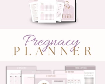 Pregnancy planner, bundle, printable, pregnancy checklist, pregnancy guide, download, New and Expecting Parents Organizer