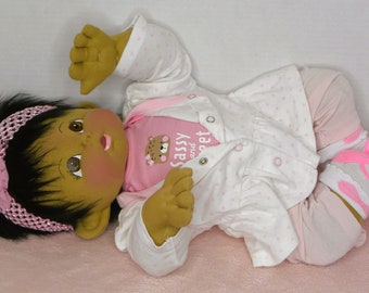 Soft Sculpture Doll, Baby Doll, Cloth Doll